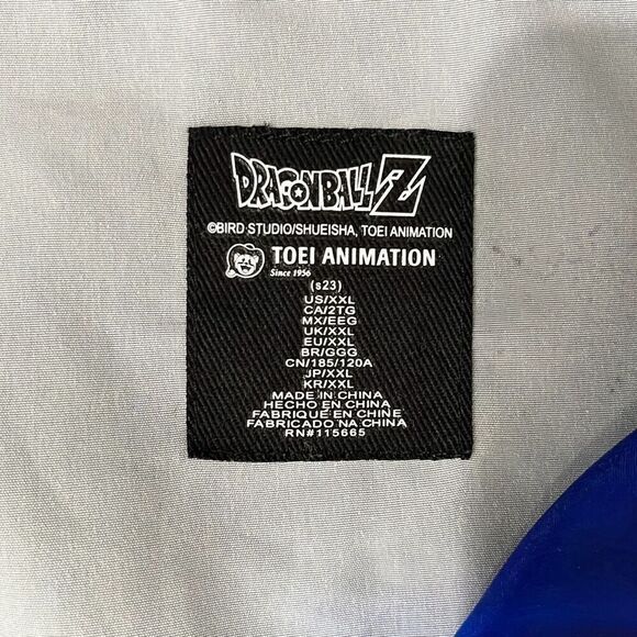 Vintage Y2K Dragonball Z Super Saiyan Goku Polo Button Down - Picture 4 of 4